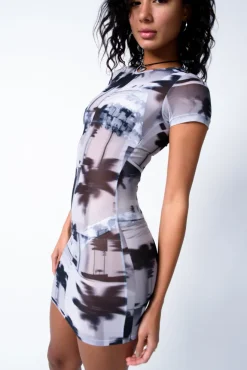SKATIE Baby Tee Dress Mesh<Women Cover-Ups