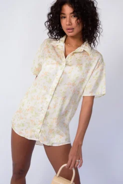 SKATIE Chase Button Down<Women Cover-Ups
