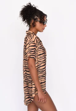 SKATIE Chase Button Down<Women Cover-Ups