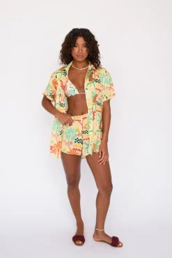 SKATIE Chase Button Down<Women Cover-Ups