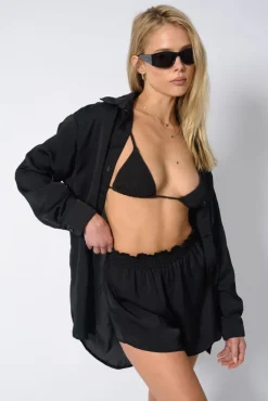 SKATIE Phoenix Button Down<Women Cover-Ups