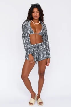 SKATIE Phoenix Button Down<Women Cover-Ups