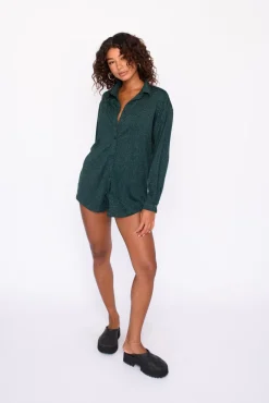 SKATIE Phoenix Button Down<Women Cover-Ups