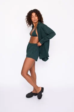 SKATIE Phoenix Button Down<Women Cover-Ups