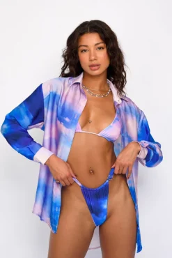 SKATIE Phoenix Button Down<Women Cover-Ups