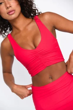 SKATIE Winnie Sports Bra - Cherry<Women Active Tops